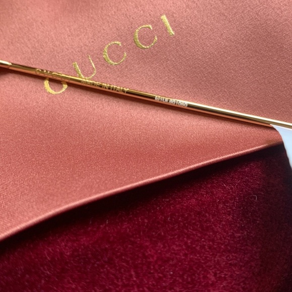 Auth.GUCCI HOLLYWOOD 60 Crystals cat Optical glasses - Picture 5 of 13